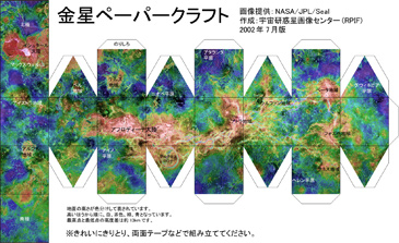 火星ペーパークラフト